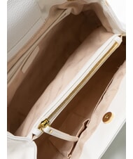 BRACCIALINI GISELLE Shoulder bag with metal logo white - Women&rsquo;s Bags - 5