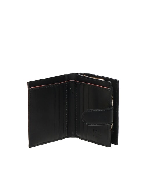 GRAZIA Square wallet metal logo black - Women&rsquo;s Wallets