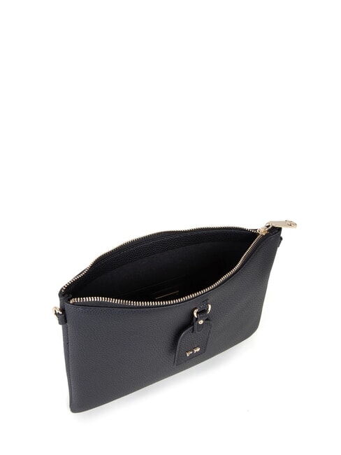 VIVIENNE Flat clutch bag with shoulder strap black - Women’s Bags