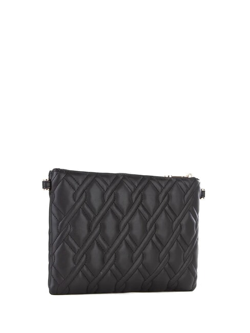 MARGARET Quilted pattern pouch bag black - Women’s Bags