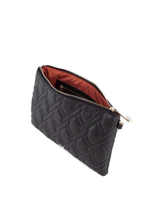 MARGARET Quilted pattern pouch bag black - Women’s Bags