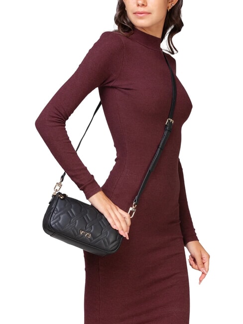 MARGARET Two-function quilted motif bag black - Women’s Bags