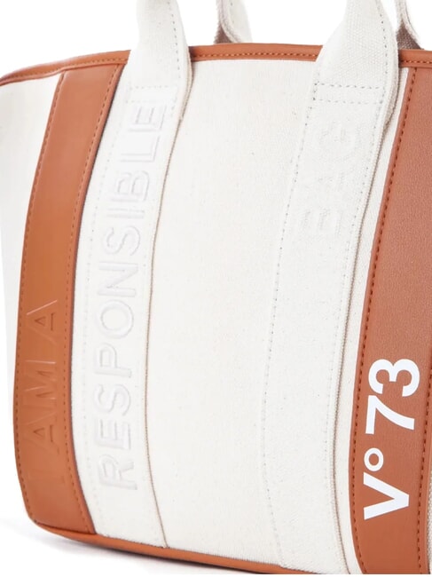 RESPONSIBILITY SUMME Shopping bag with shoulder strap natural/leather - Women’s Bags