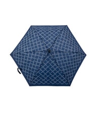 FERR&Egrave; LOGO ALL OVER Mini Manual Umbrella navy01 - Umbrellas - 2