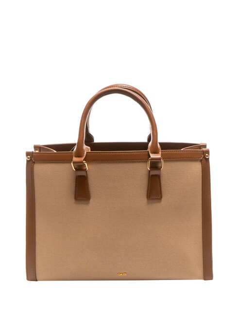 DAKOTA Double portability canvas bag tan - Women’s Bags