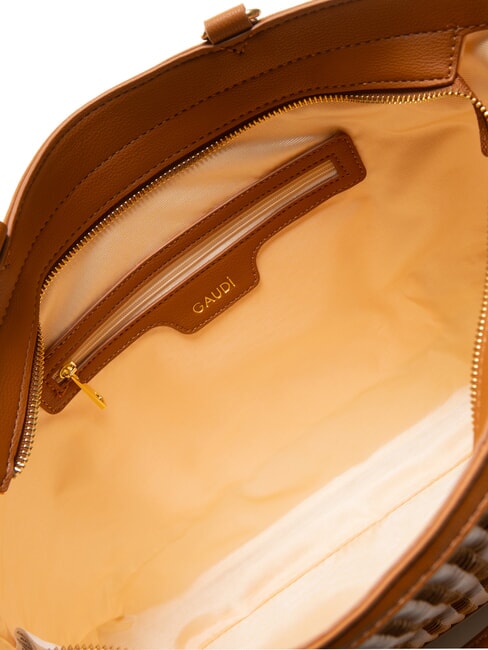DELIA Woven shopping bag tan - Women’s Bags