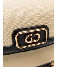 GAUDÌ DAKOTA Mini shoulder bag with flap CREAM - Women’s Bags - 3