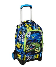 SJGANG CUCCIOLI  NEW TECH GIRL Detachable trolley backpack, 2 wheels Black - Backpack trolleys - 3