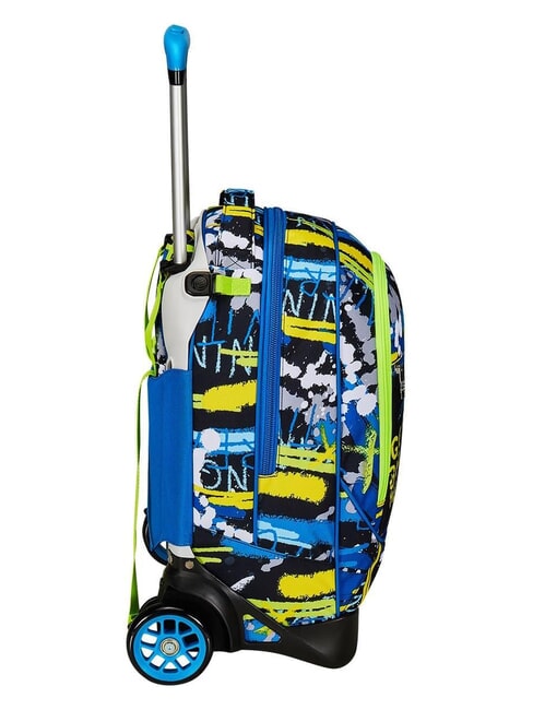 CUCCIOLI  NEW TECH GIRL Detachable trolley backpack, 2 wheels Black - Backpack trolleys