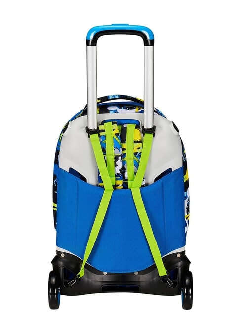 CUCCIOLI  NEW TECH Detachable trolley backpack, 2 wheels Black - Backpack trolleys