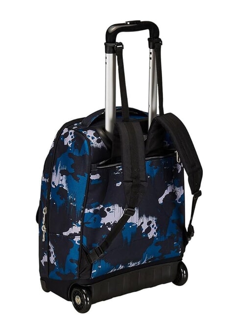 GREENSCREEN Fixed trolley backpack 2 wheels camouflage green - Backpack trolleys