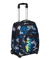 SEVEN GREENSCREEN Fixed trolley backpack 2 wheels camouflage green - Backpack trolleys - 3