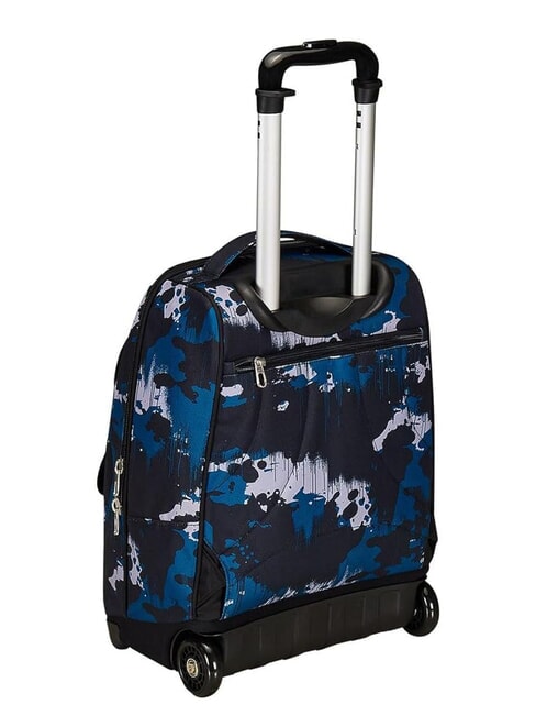 GREENSCREEN Fixed trolley backpack 2 wheels camouflage green - Backpack trolleys