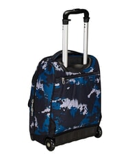 SEVEN GREENSCREEN Fixed trolley backpack 2 wheels camouflage green - Backpack trolleys - 5