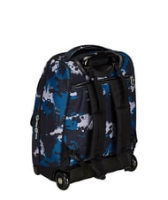 SEVEN GREENSCREEN Fixed trolley backpack 2 wheels camouflage green - Backpack trolleys - 6