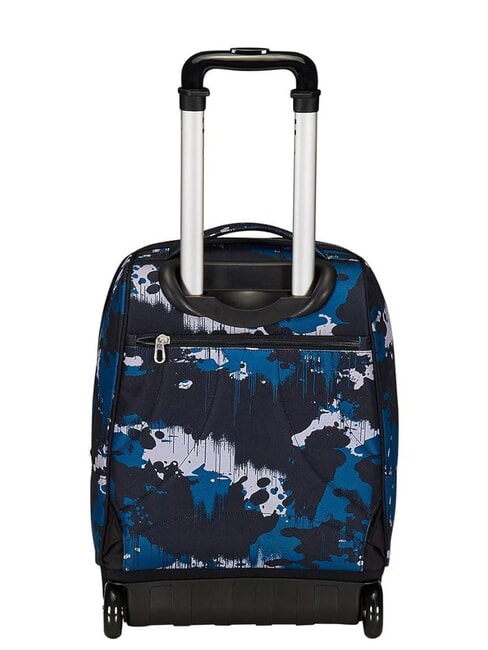 GREENSCREEN Fixed trolley backpack 2 wheels camouflage green - Backpack trolleys