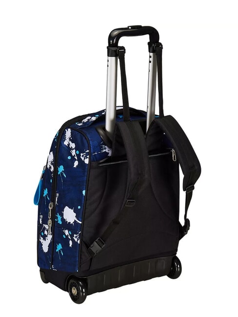 SPOTTYBLUE Fixed trolley backpack 2 wheels azur - Backpack trolleys