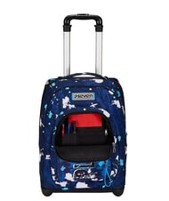 SEVEN SPOTTYBLUE Fixed trolley backpack 2 wheels azur - Backpack trolleys - 6