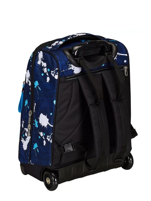 SPOTTYBLUE Fixed trolley backpack 2 wheels azur - Backpack trolleys