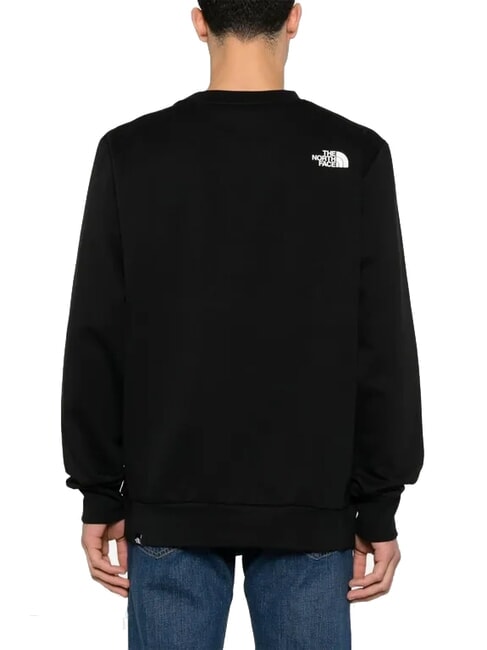 EASY Crewneck sweatshirt with maxi logo tnf black - Sweatshirts
