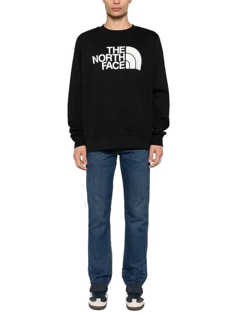 EASY Crewneck sweatshirt with maxi logo tnf black - Sweatshirts