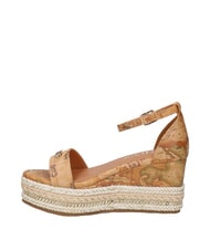 ALVIERO MARTINI PRIMA CLASSE GEO  Espadrille Wedge Sandals NATURAL - Women’s shoes - 4
