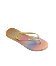 HAVAIANAS SLIM GRADIENT Flip flops yellow pixels - Women’s shoes - 2