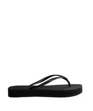 HAVAIANAS SLIM FLATFORM SLIM FLATFORM Women's flip-flops BLACK - Women’s shoes - 3