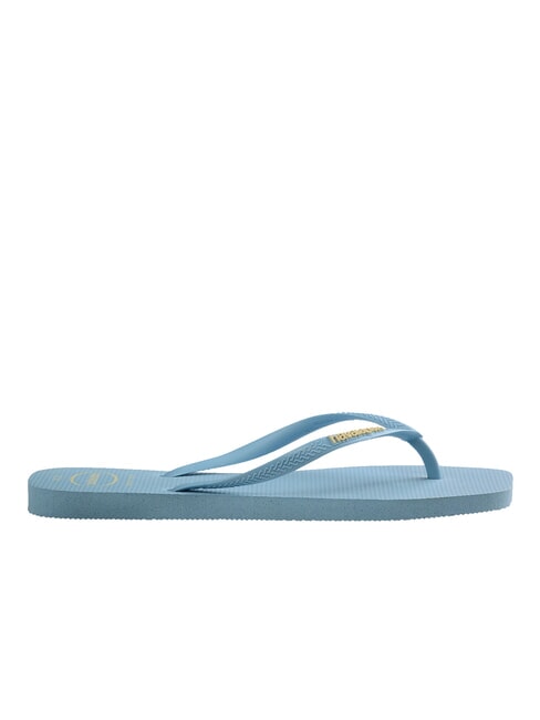 SQUARE LOGO Flip-flops lavender blue - Women’s shoes