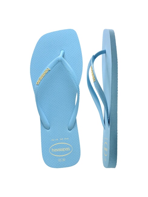 SQUARE LOGO Flip-flops lavender blue - Women’s shoes