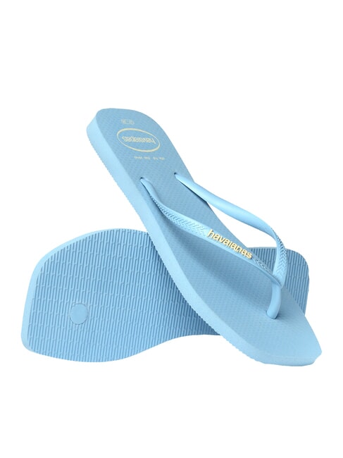 SQUARE LOGO Flip-flops lavender blue - Women’s shoes