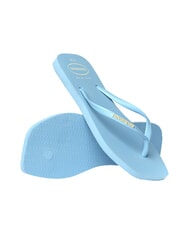 HAVAIANAS SQUARE LOGO Flip-flops lavender blue - Women’s shoes - 5