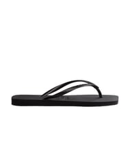 HAVAIANAS SLIM SQUARE Square Toe Flip Flops BLACK - Women’s shoes - 3