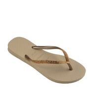 HAVAIANAS SLIM GLITTER II Flip-flops sand/golden light metallic - Women’s shoes - 2