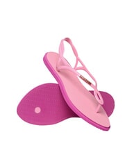 HAVAIANAS LUNA POINT Flip-flop sandal pink glow - Women’s shoes - 4