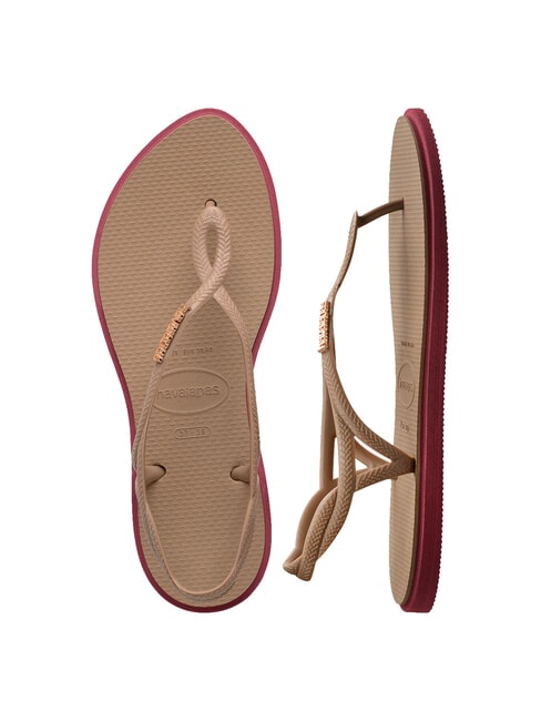 LUNA POINT Flip-flop sandal rose / gold - Women&rsquo;s shoes
