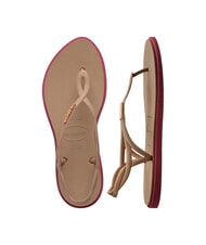 HAVAIANAS LUNA POINT Flip-flop sandal rose / gold - Women&rsquo;s shoes - 4