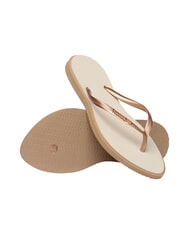 HAVAIANAS SLIM POINT Flip-flops rose gold/beige - Women’s shoes - 5
