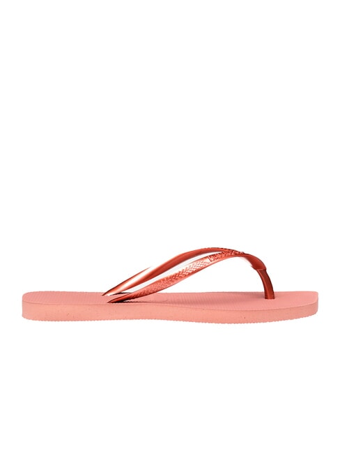 SLIM SQUARE Square Toe Flip Flops CROCUS / ROSE - Women&rsquo;s shoes
