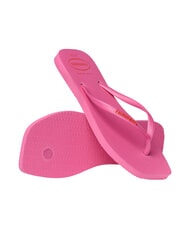 HAVAIANAS SQUARE LOGO Flip-flops pinkflux - Women&rsquo;s shoes - 5