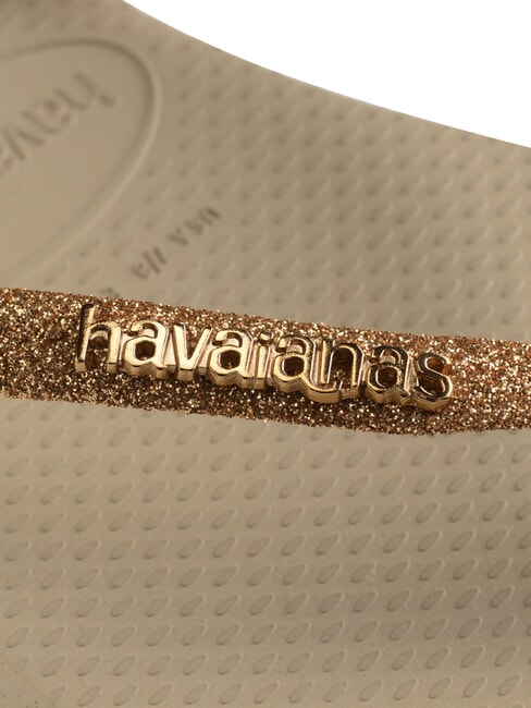 SLIM GLITTER II Flip-flops sand/golden light metallic - Women&rsquo;s shoes