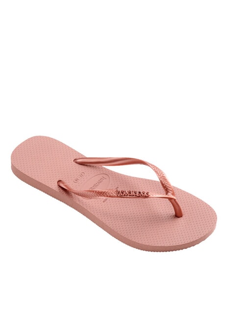 SLIM LOGO Flip flops crocus rose/golden blush - Women&rsquo;s shoes