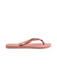 HAVAIANAS SLIM LOGO Flip flops crocus rose/golden blush - Women&rsquo;s shoes - 3