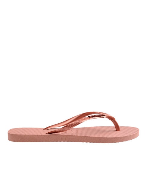 SLIM LOGO Flip flops crocus rose/golden blush - Women’s shoes