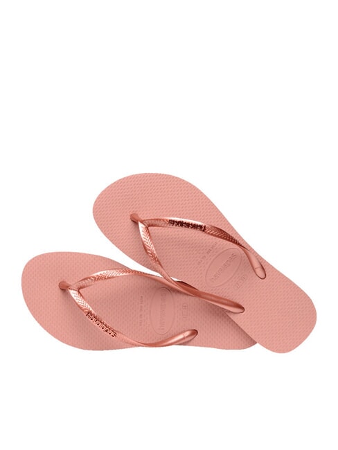 SLIM LOGO Flip flops crocus rose/golden blush - Women’s shoes