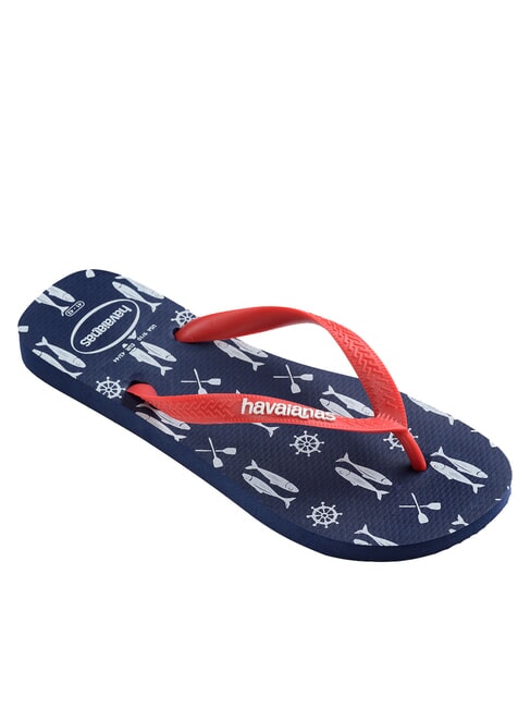 flip flops TOP NAUTICAL navy blue/ruby red - Men’s shoes