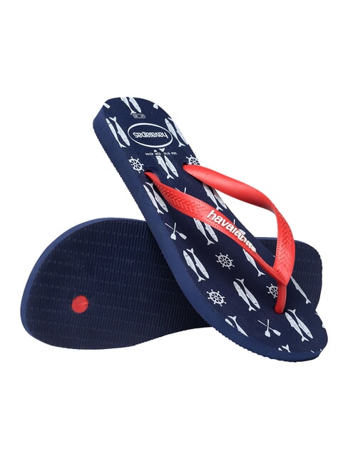 flip flops TOP NAUTICAL navy blue/ruby red - Men’s shoes