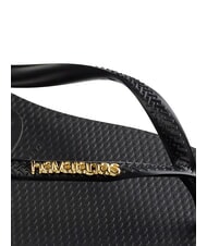 HAVAIANAS SLIM LOGO Flip flops black/gold - Women’s shoes - 5