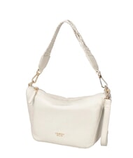 TOSCA BLU BEATRICE Leather bag with braided handle ivory white - Women’s Bags - 2