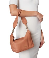 TOSCA BLU BEATRICE Leather bag with braided handle ivory white - Women’s Bags - 4